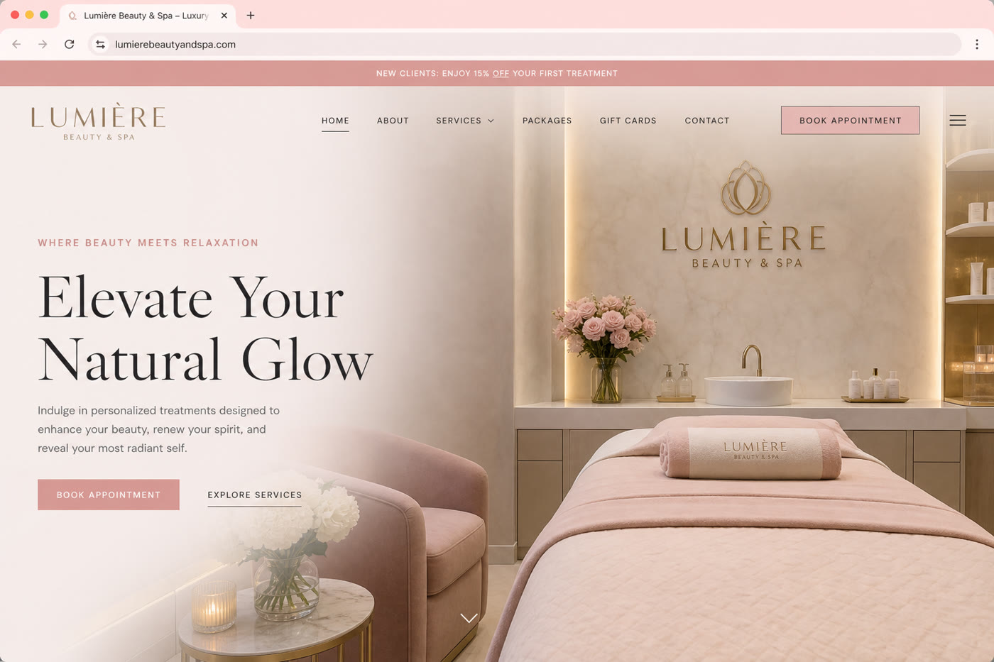 Beauty Studio — Демо-макет
